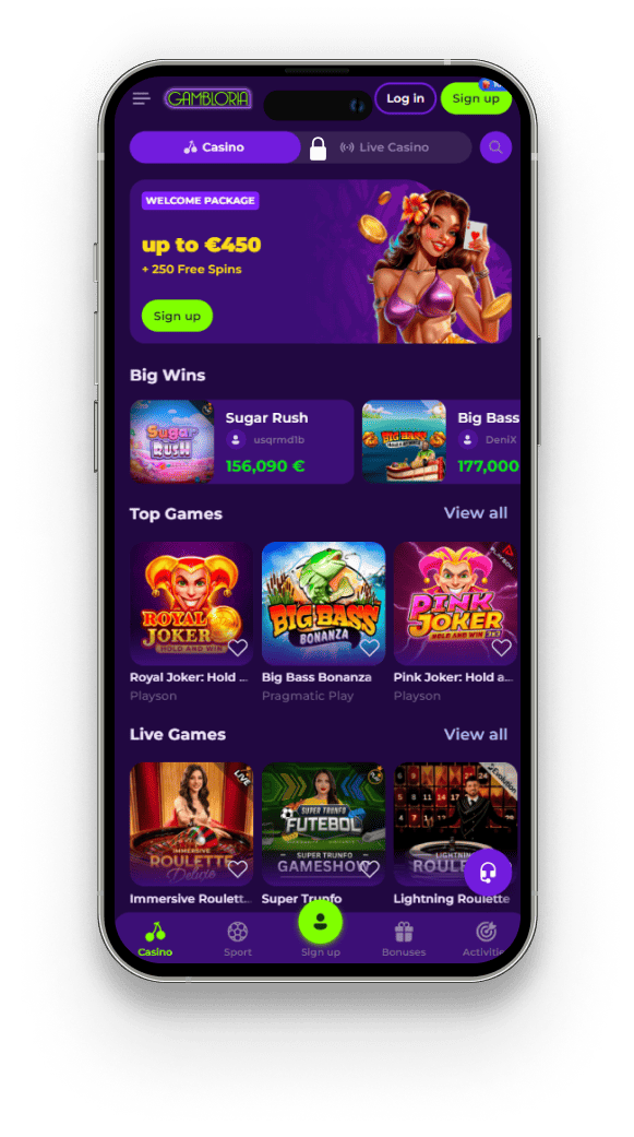 Gambloria app